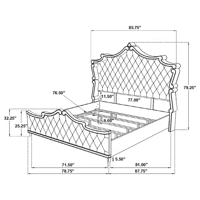 Antonella Beds - Casa Morelos / Coahuila Furniture (Oklahoma City, OK)
