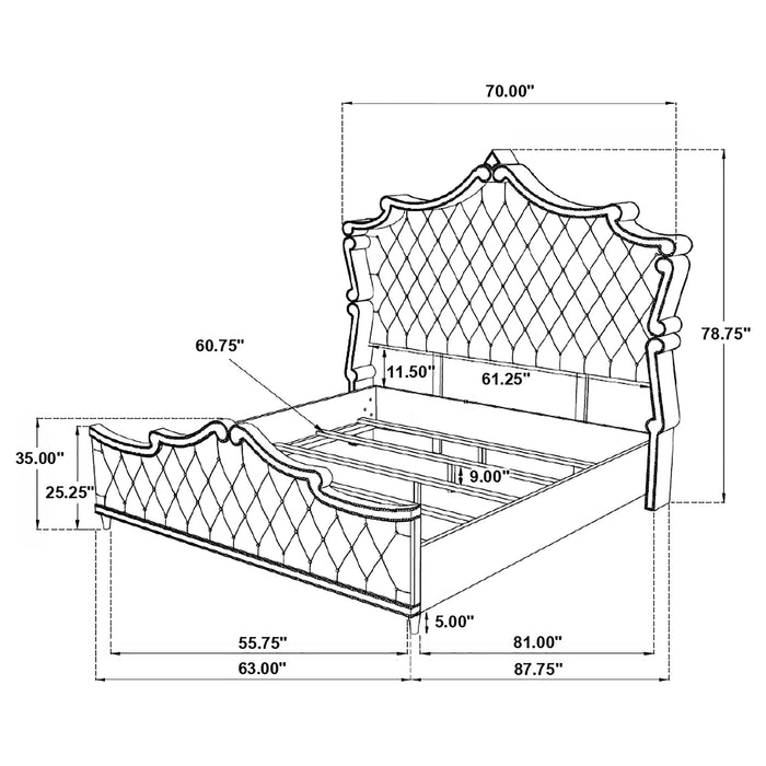 Antonella Beds - Casa Morelos / Coahuila Furniture (Oklahoma City, OK)