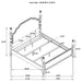 Andover 4 & 5 Piece Bedroom Set King, Queen, & Cal.King - Casa Morelos / Coahuila Furniture (Oklahoma City, OK)