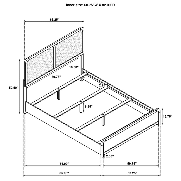 Cavelle 4 & 5 Piece Bedroom Set Queen & E.King - Casa Morelos / Coahuila Furniture (Oklahoma City, OK)