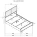 Cavelle 4 & 5 Piece Bedroom Set Queen & E.King - Casa Morelos / Coahuila Furniture (Oklahoma City, OK)