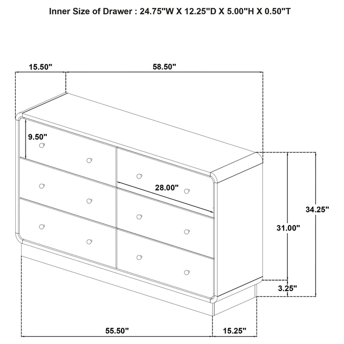 Cavelle 4 & 5 Piece Bedroom Set Queen & E.King - Casa Morelos / Coahuila Furniture (Oklahoma City, OK)