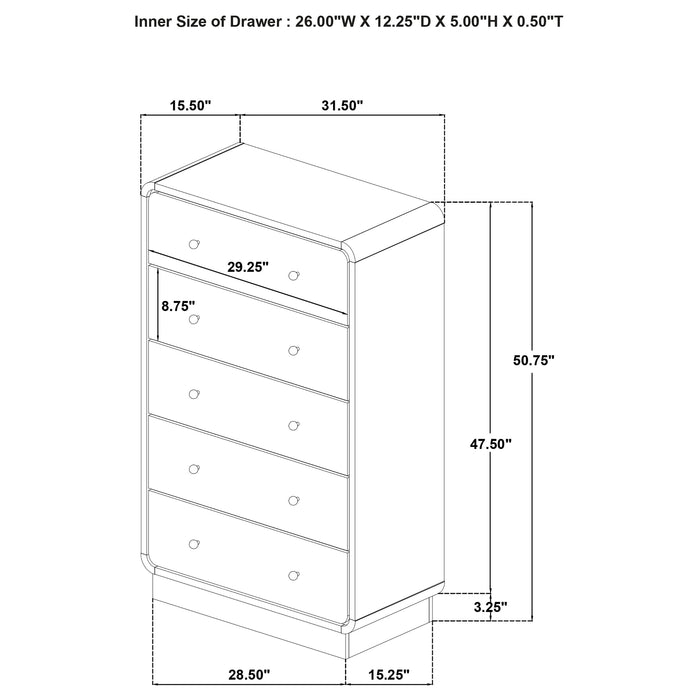 Cavelle 4 & 5 Piece Bedroom Set Queen & E.King - Casa Morelos / Coahuila Furniture (Oklahoma City, OK)
