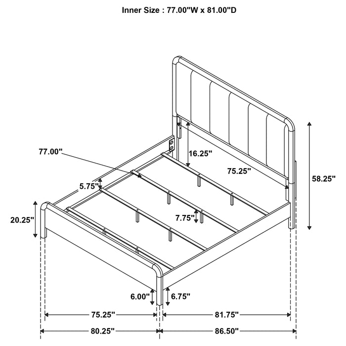 Amsbury California King, E.King, & Queen Bed - Casa Morelos / Coahuila Furniture (Oklahoma City, OK)