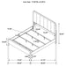Amsbury California King, E.King, & Queen Bed - Casa Morelos / Coahuila Furniture (Oklahoma City, OK)