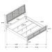 Arini Upholstered Panel Bed - Casa Morelos / Coahuila Furniture (Oklahoma City, OK)