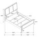 Arini 5 Pc Bedroom Sets Beige - Casa Morelos / Coahuila Furniture (Oklahoma City, OK)