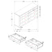 Arini 4 & 5 Piece Bedroom Set King & Queen - Casa Morelos / Coahuila Furniture (Oklahoma City, OK)
