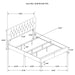 Kendall 4 & 5 Piece Bedroom Sets - Casa Morelos / Coahuila Furniture (Oklahoma City, OK)