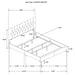 Kendall 4 & 5 Piece Bedroom Sets - Casa Morelos / Coahuila Furniture (Oklahoma City, OK)