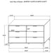 Kendall 4 & 5 Piece Bedroom Sets - Casa Morelos / Coahuila Furniture (Oklahoma City, OK)
