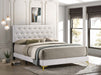 Kendall Panel Bed E.King, & Queen Black & White - Casa Morelos / Coahuila Furniture (Oklahoma City, OK)