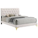 Kendall Panel Bed E.King, & Queen Black & White - Casa Morelos / Coahuila Furniture (Oklahoma City, OK)