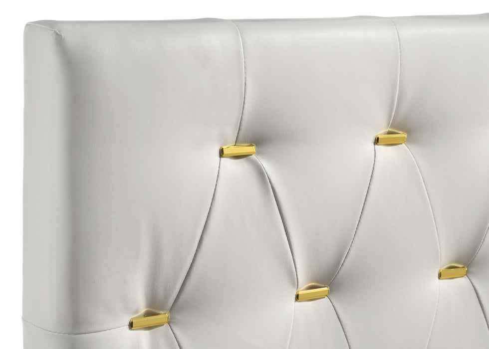 Kendall Panel Bed E.King, & Queen Black & White - Casa Morelos / Coahuila Furniture (Oklahoma City, OK)