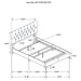 Kendall Panel Bed E.King, & Queen Black & White - Casa Morelos / Coahuila Furniture (Oklahoma City, OK)