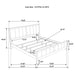 Wilkes 4 & 5 Piece E.King, Queen, Twin, & Full Bedroom Set - Casa Morelos / Coahuila Furniture (Oklahoma City, OK)