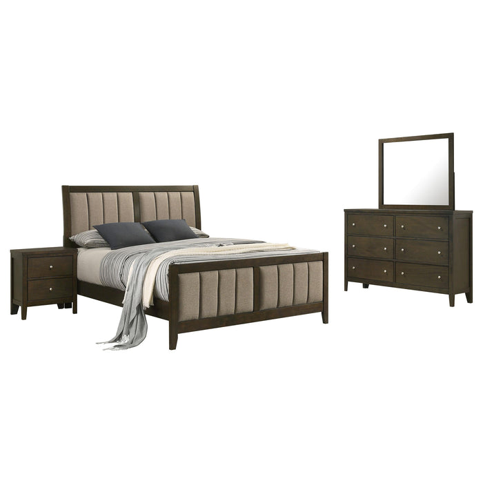 Wilkes California King Bedroom Set Dark Cocoa - Casa Morelos / Coahuila Furniture (Oklahoma City, OK)