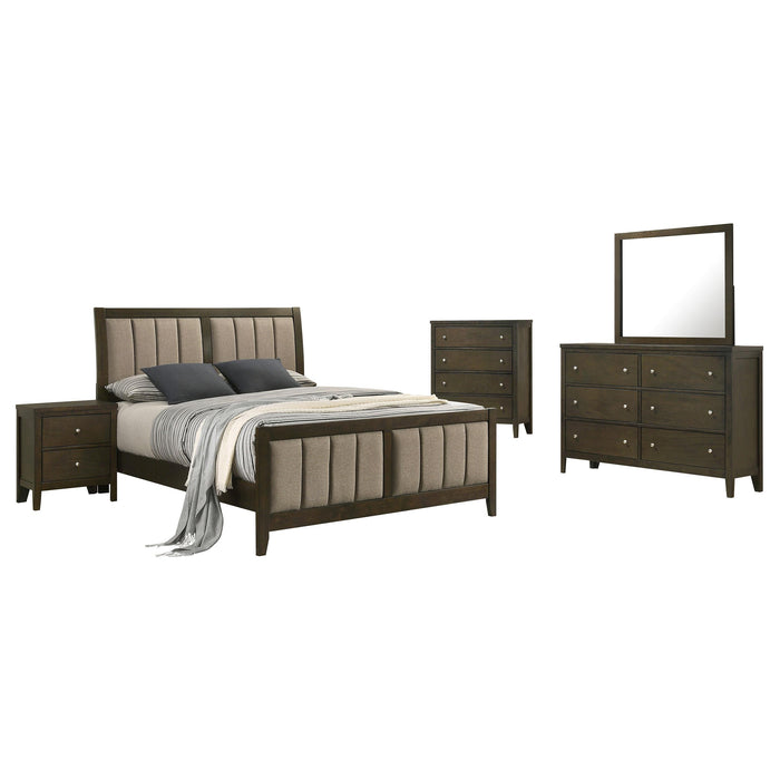 Wilkes California King Bedroom Set Dark Cocoa - Casa Morelos / Coahuila Furniture (Oklahoma City, OK)
