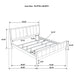 Wilkes California King Bedroom Set Dark Cocoa - Casa Morelos / Coahuila Furniture (Oklahoma City, OK)