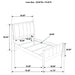 Wilkes 4 & 5 Piece E.King, Queen, Twin, & Full Bedroom Set - Casa Morelos / Coahuila Furniture (Oklahoma City, OK)