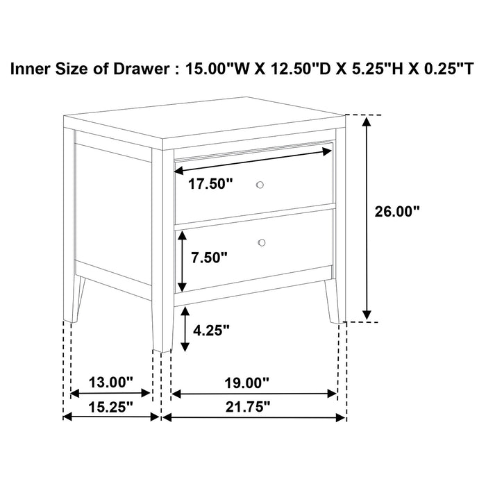 Wilkes 4 & 5 Piece E.King, Queen, Twin, & Full Bedroom Set - Casa Morelos / Coahuila Furniture (Oklahoma City, OK)