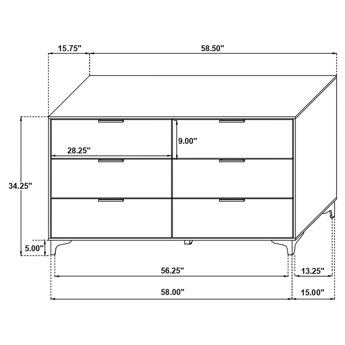 Kendall 5 Pc Eastren King Bedroom Set - Casa Morelos / Coahuila Furniture (Oklahoma City, OK)