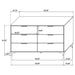 Kendall 5 Pc Eastren King Bedroom Set - Casa Morelos / Coahuila Furniture (Oklahoma City, OK)