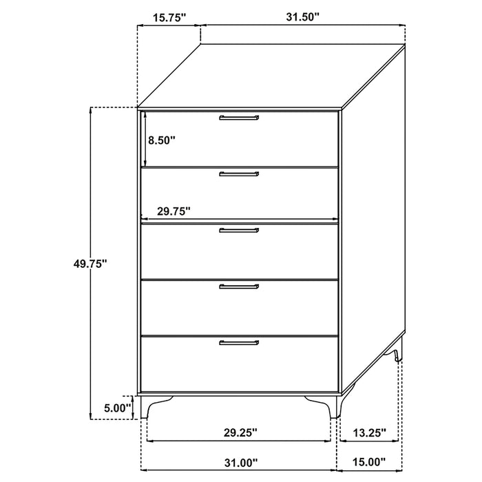 Kendall 5 Pc Eastren King Bedroom Set - Casa Morelos / Coahuila Furniture (Oklahoma City, OK)