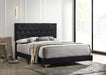 Kendall Panel Bed E.King, & Queen Black & White - Casa Morelos / Coahuila Furniture (Oklahoma City, OK)
