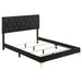 Kendall Panel Bed E.King, & Queen Black & White - Casa Morelos / Coahuila Furniture (Oklahoma City, OK)