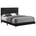 Kendall Panel Bed E.King, & Queen Black & White - Casa Morelos / Coahuila Furniture (Oklahoma City, OK)