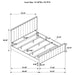 Brookmead 60-inch Upholstered Bed Black - Casa Morelos / Coahuila Furniture (Oklahoma City, OK)