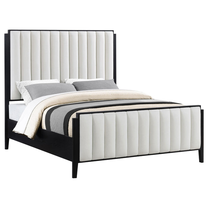 Brookmead 60-inch Upholstered Bed Black - Casa Morelos / Coahuila Furniture (Oklahoma City, OK)