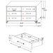 Lucia 4 & 5 Piece Bedroom Set King & Queen Beige & Grey - Casa Morelos / Coahuila Furniture (Oklahoma City, OK)