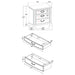 Celina 4 & 5 Piece Bedroom Set King & Queen - Casa Morelos / Coahuila Furniture (Oklahoma City, OK)