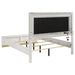 Caraway 4 Pc & Pc E.King, Cal.King, & Queen Bedroom Set Black & White - Casa Morelos / Coahuila Furniture (Oklahoma City, OK)