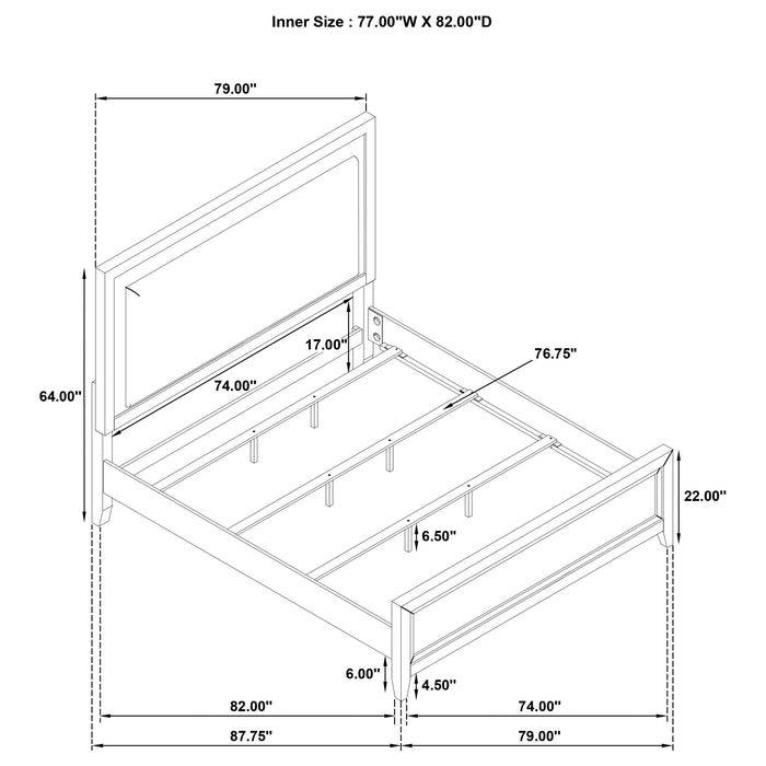 Marielle California King, E.King, & Queen Bed - Casa Morelos / Coahuila Furniture (Oklahoma City, OK)
