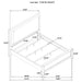 Marielle California King, E.King, & Queen Bed - Casa Morelos / Coahuila Furniture (Oklahoma City, OK)