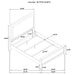 Marielle California King, E.King, & Queen Bed - Casa Morelos / Coahuila Furniture (Oklahoma City, OK)
