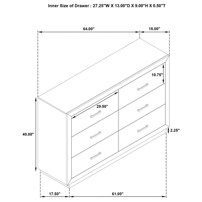 Kenora 4 & 5 Piece Bedroom Set E.King, Queen, & Cal.king - Casa Morelos / Coahuila Furniture (Oklahoma City, OK)