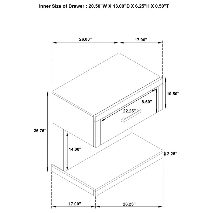 Kenora 4 & 5 Piece Bedroom Set E.King, Queen, & Cal.king - Casa Morelos / Coahuila Furniture (Oklahoma City, OK)