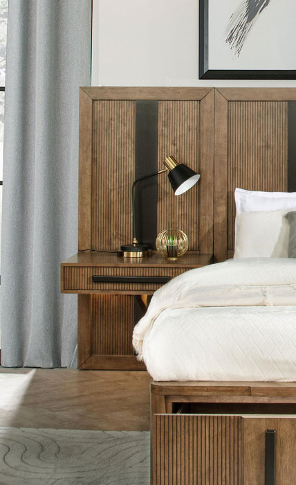 Terrace Panel Storage Bed Ash Brown