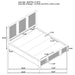 Terrace California King, E.King, & Queen Bed - Casa Morelos / Coahuila Furniture (Oklahoma City, OK)