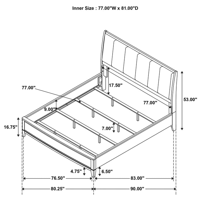 Granada 4 & 5 Piece Bedroom Set E.King, Cal.King & Queen - Casa Morelos / Coahuila Furniture (Oklahoma City, OK)
