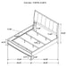Granada 4 & 5 Piece Bedroom Set E.King, Cal.King & Queen - Casa Morelos / Coahuila Furniture (Oklahoma City, OK)