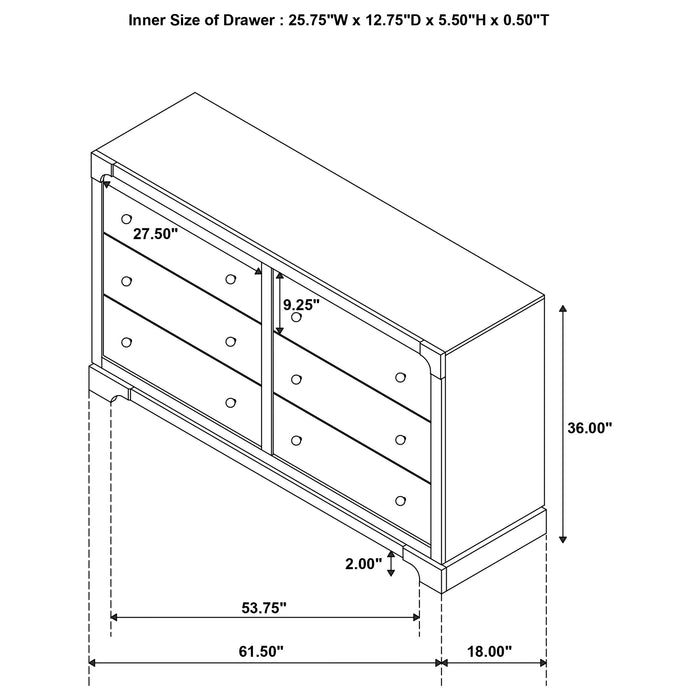 Gran Park 4 & 5 Piece Bedroom Set E.King, Queen, & Cal.King - Casa Morelos / Coahuila Furniture (Oklahoma City, OK)