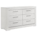 Ives 4 & 5 Piece Bedroom Set E.king & Queen White & Grey - Casa Morelos / Coahuila Furniture (Oklahoma City, OK)