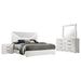 Ives 4 & 5 Piece Bedroom Set E.king & Queen White & Grey - Casa Morelos / Coahuila Furniture (Oklahoma City, OK)