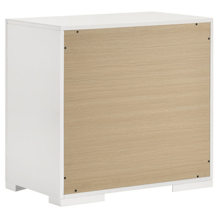 Ives 4 & 5 Piece Bedroom Set E.king & Queen White & Grey - Casa Morelos / Coahuila Furniture (Oklahoma City, OK)