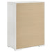 Ives 4 & 5 Piece Bedroom Set E.king & Queen White & Grey - Casa Morelos / Coahuila Furniture (Oklahoma City, OK)